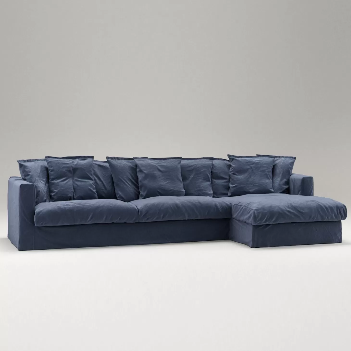 Decotique Hornsoffor & Divansoffor<Le Grand Air 3-Sitssoffa Bomull Divan Hoger