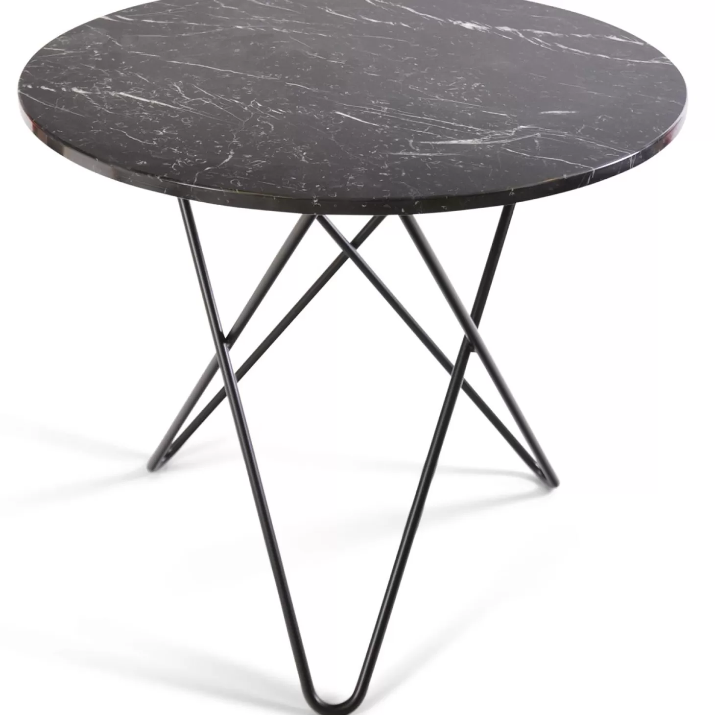 OX Denmarq Matbord Och Barbord<O Dining Table Matbord O100 Cm, Underrede/Marmor