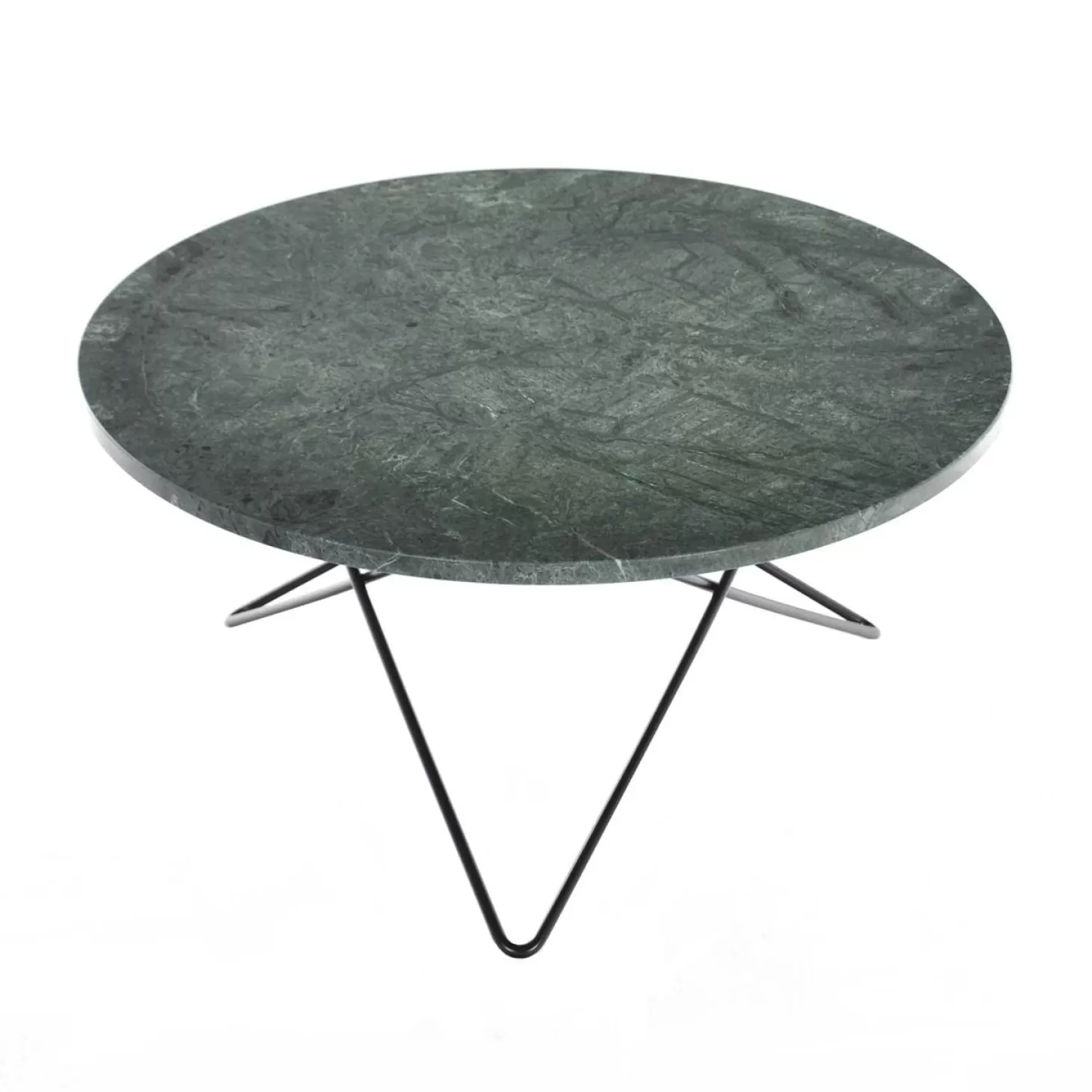 OX Denmarq Soffbord<O Table Soffbord O80 Cm, Svart Underrede/Marmor