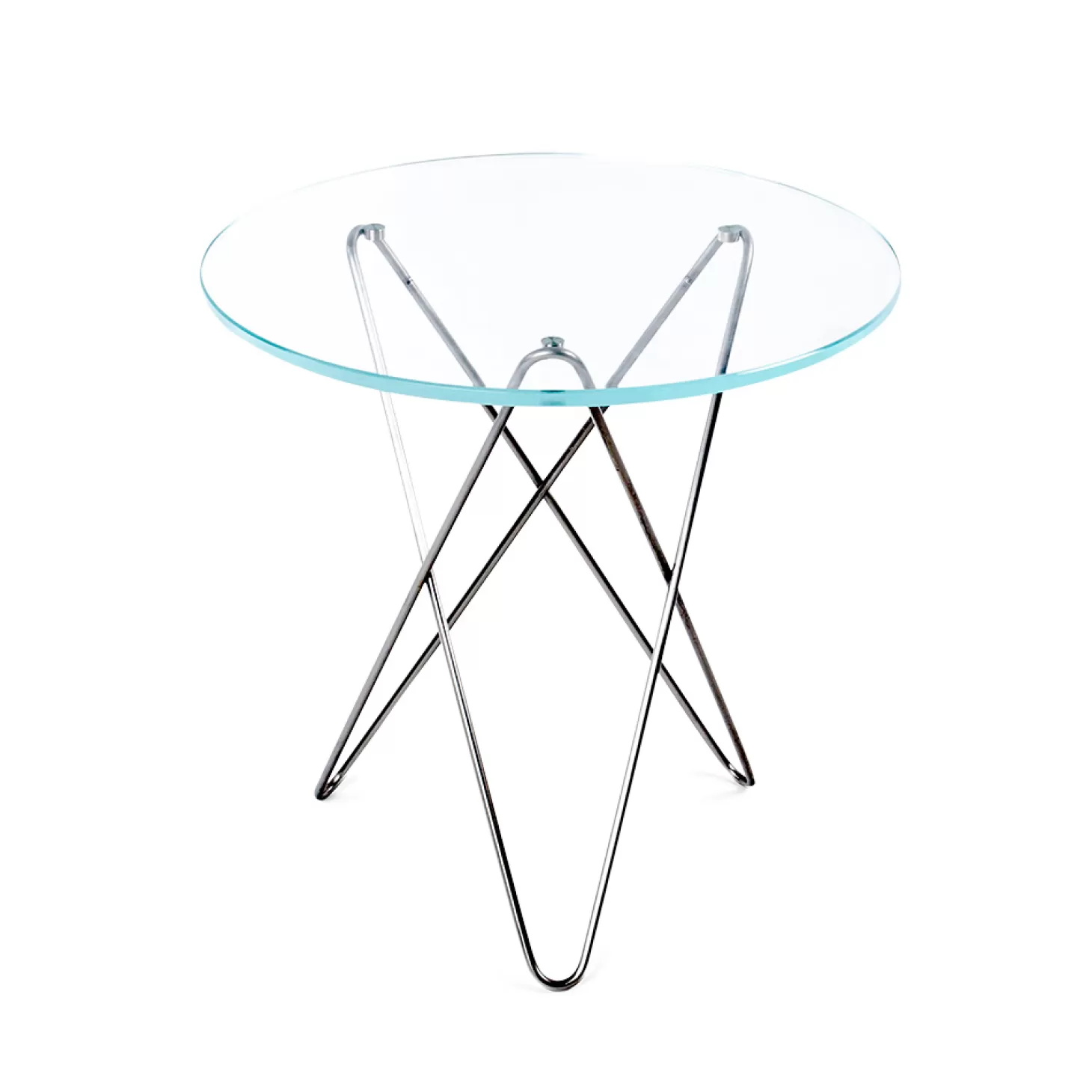 OX Denmarq Sidobord & Avlastningsbord<Tall Mini O Table Sidobord O50 Cm, Glas