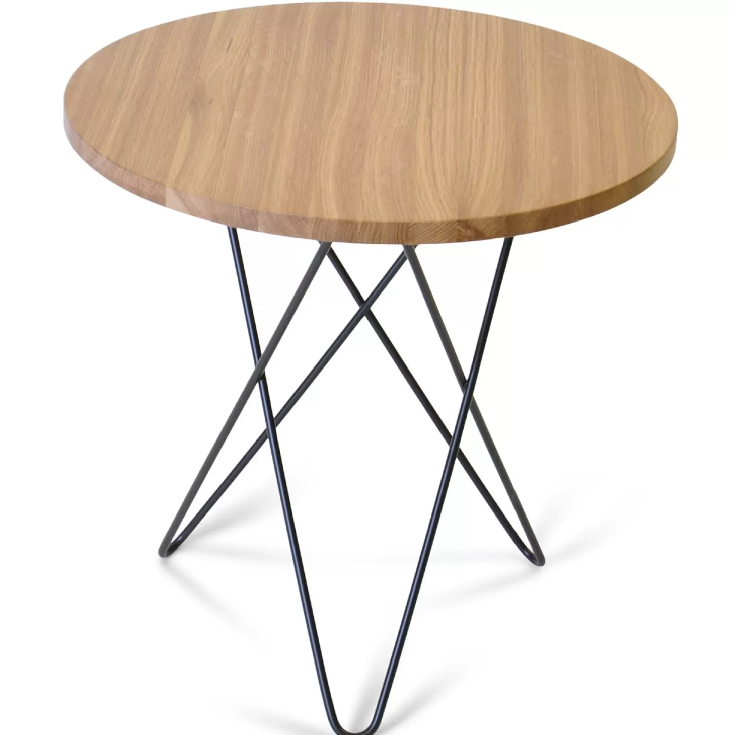 OX Denmarq Sidobord & Avlastningsbord<Tall Mini O Table Sidobord O50 Cm, Svart/Ek